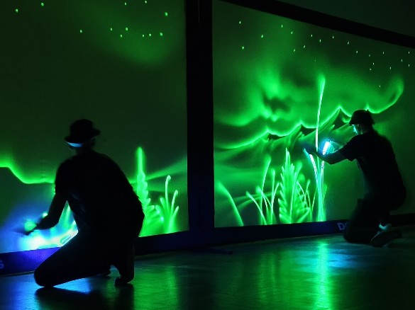 Live painting / Light art